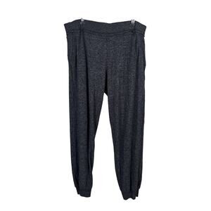 Anthropologie Saturday Sunday Jogger Pants Womens Medium Gray Knit Lounge Ribbed